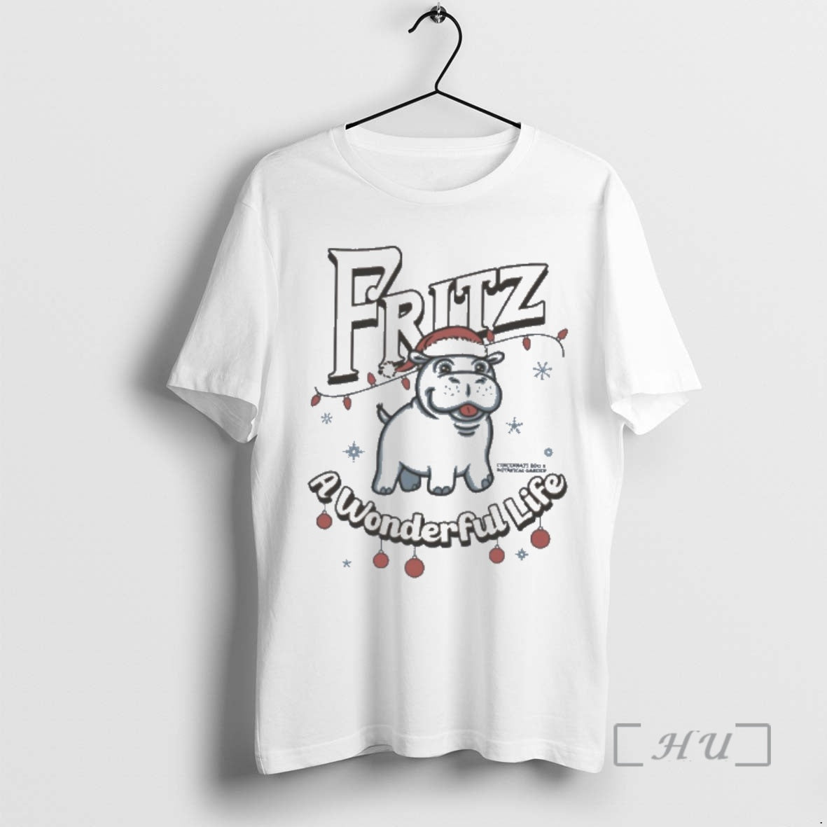 Officials Hippo Santa Fritz Wonderful Life Shirt Designer Fashion