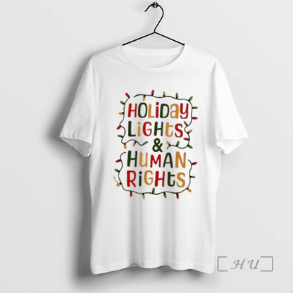Officials Holiday Lights And Human Rights Tank Top Elegant Merch