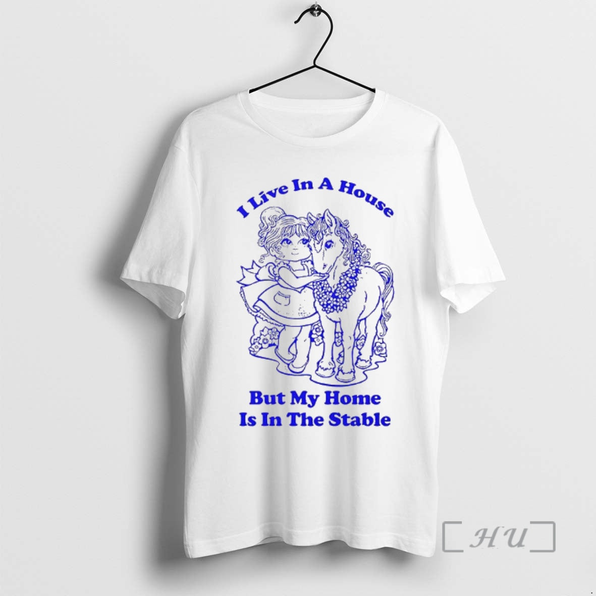 Officials Horse I Live House But My Home Is Stable Tank Top Authentic