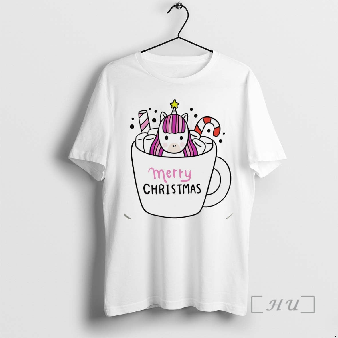 Officials Hot Cocoa Unicorn Merry White Sweatshirt Designer Merch