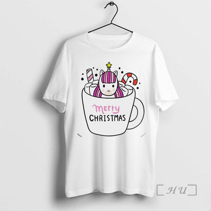 Officials Hot Cocoa Unicorn Merry White Sweatshirt Designer Merch