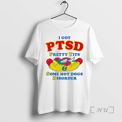 Officials I Got Ptsd Pretty Tits Some Hot Dogs Disorder Long Sleeve