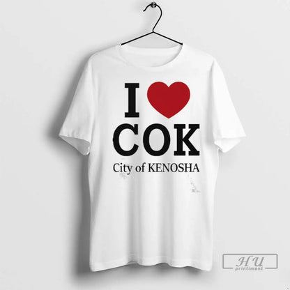 Officials I Love Cok City Kenosha Ladies T Shirts Tee Premium Outfit