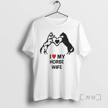 Officials I Love My Horse Wife Heart Tank Top Trendy Merch