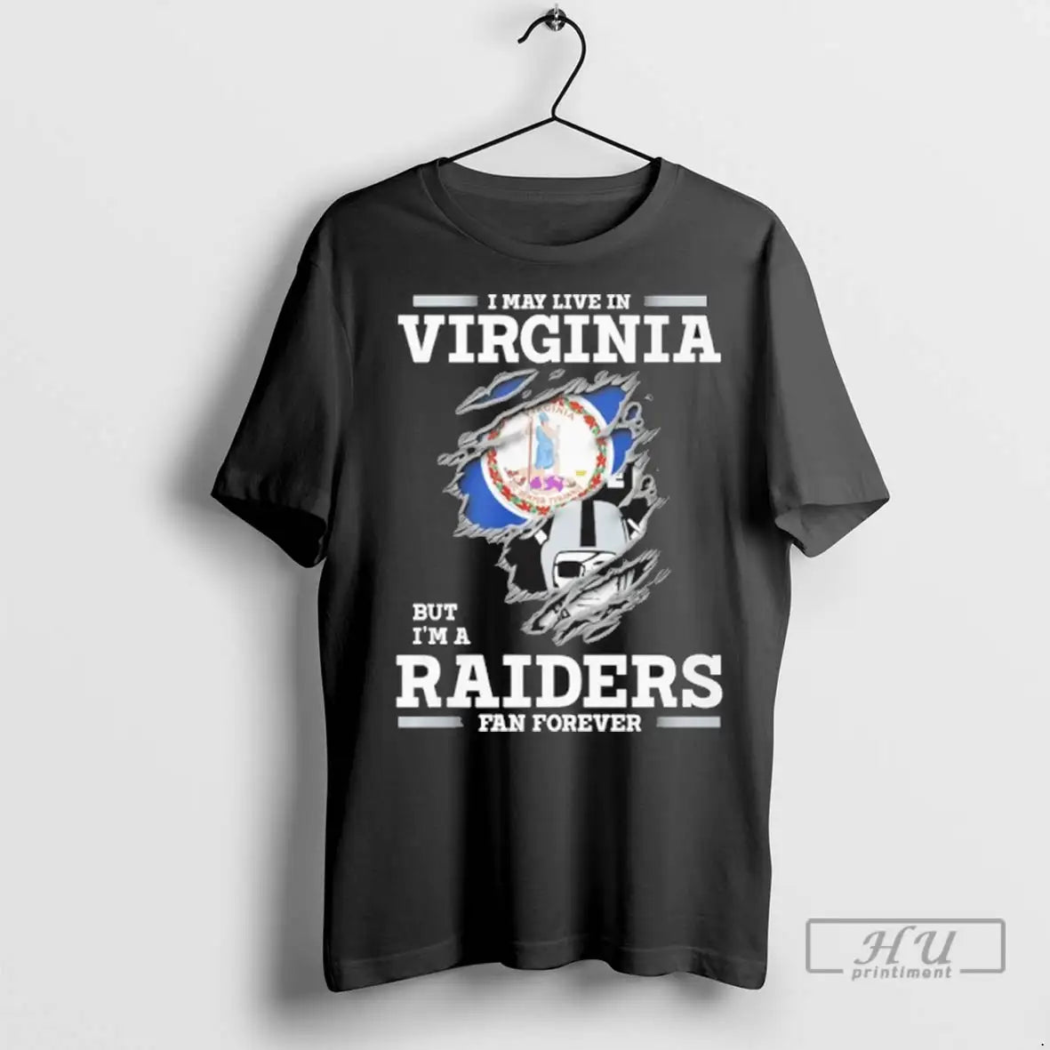 Officials I May Live Virginia But Im Las Vegas Raiders Forever Hoodie