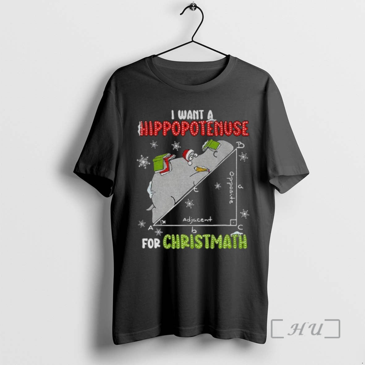 Officials I Want Hippopotenuse Math Hippopotamus TShirt Vintage Gift