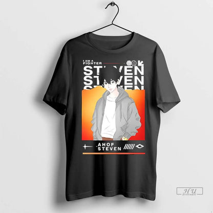 Officials I Am Fighter Ahof Steven T Shirts Tee Retro Look