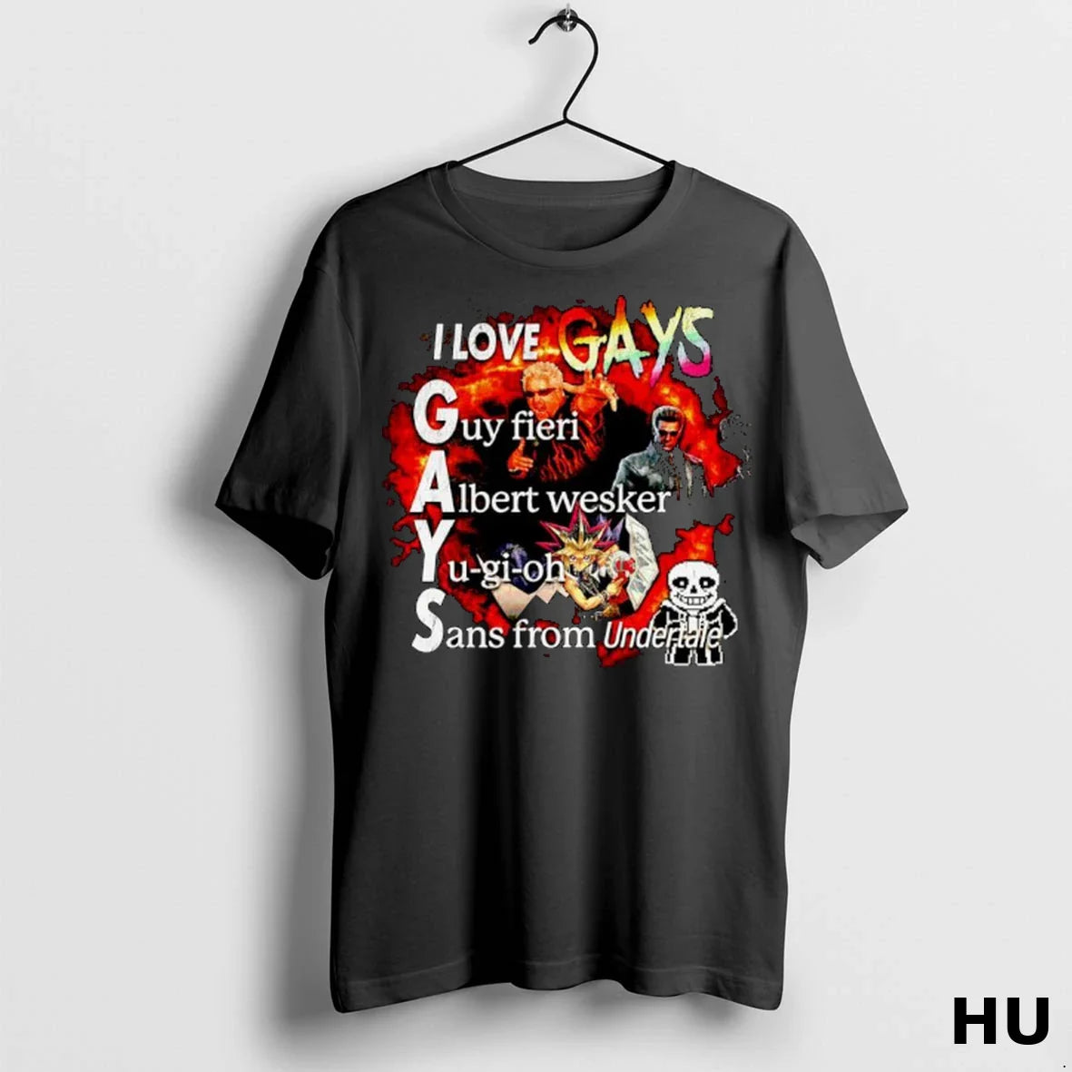 Officials I Love Gays Guy Fieri Albert Wesker Yu Gi Oh Sans From