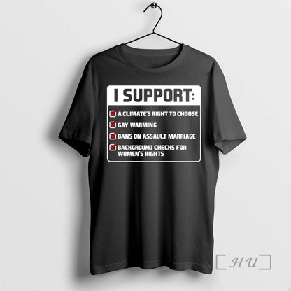 Officials I Support Climates Right To Choose Tee Designer Art