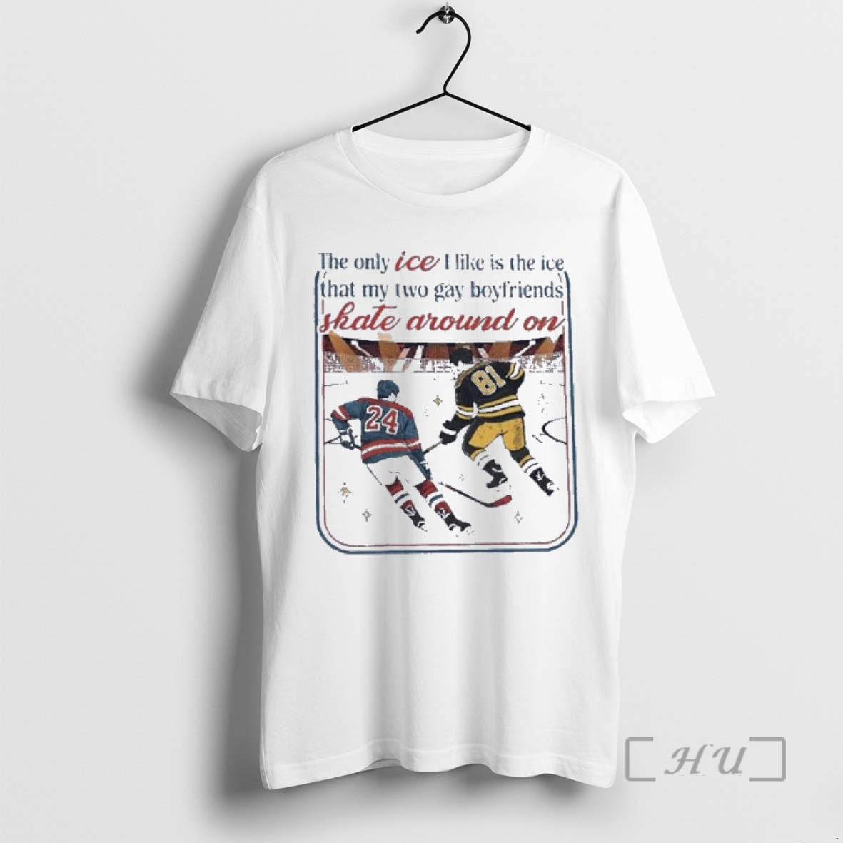 Ice Skate Around Boston Raiders Hockey Tee Premium Gift