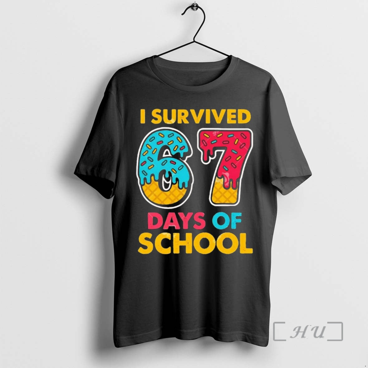 Officials Ice Cream I Survived 67 Days School Chriast Shirt Premium