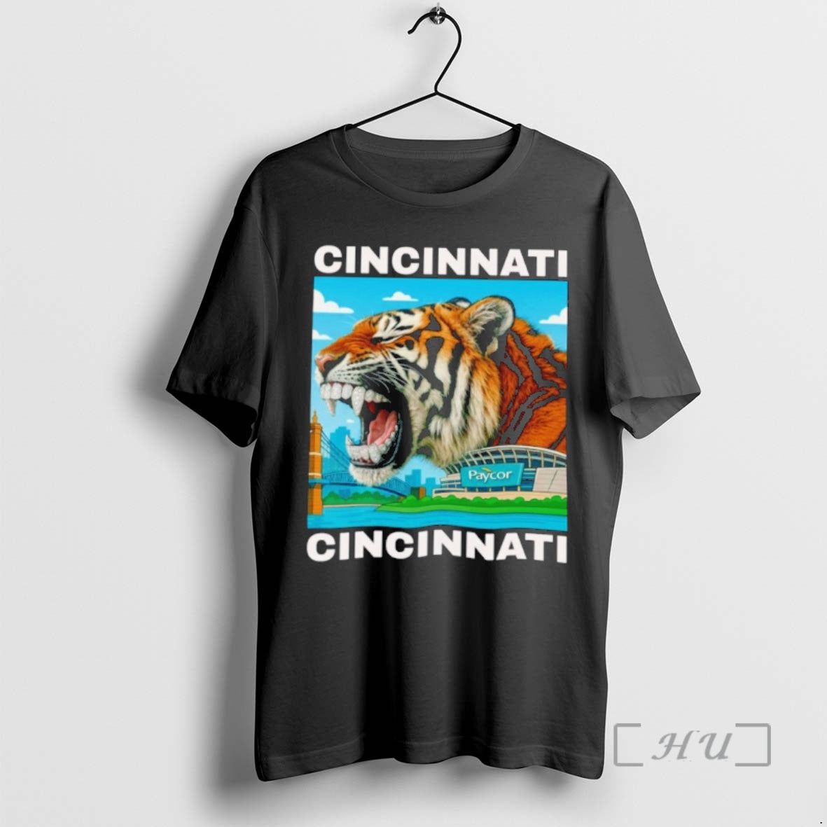 Officials Iced Out Grillz Cincinnati Tiger TShirt Exclusive Gift