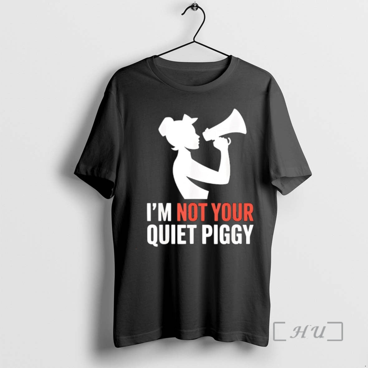 Officials Im Not Your Quiet Piggy Protest Trump Tank Top Premium