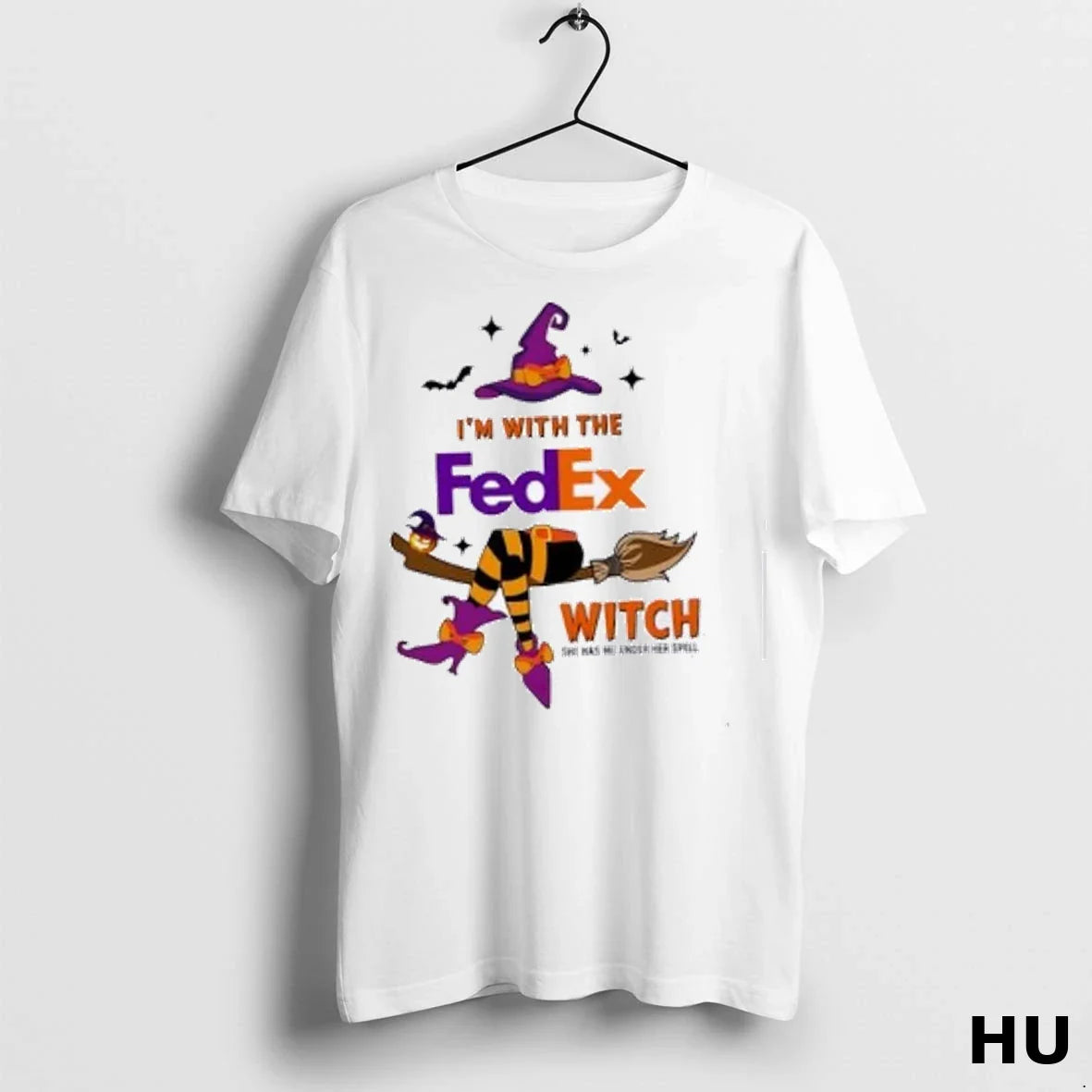 Officials Im Fedex Witch She Has Me Under Her Spell Halloween Shirt