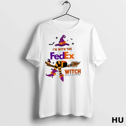 Officials Im Fedex Witch She Has Me Under Her Spell Halloween Shirt