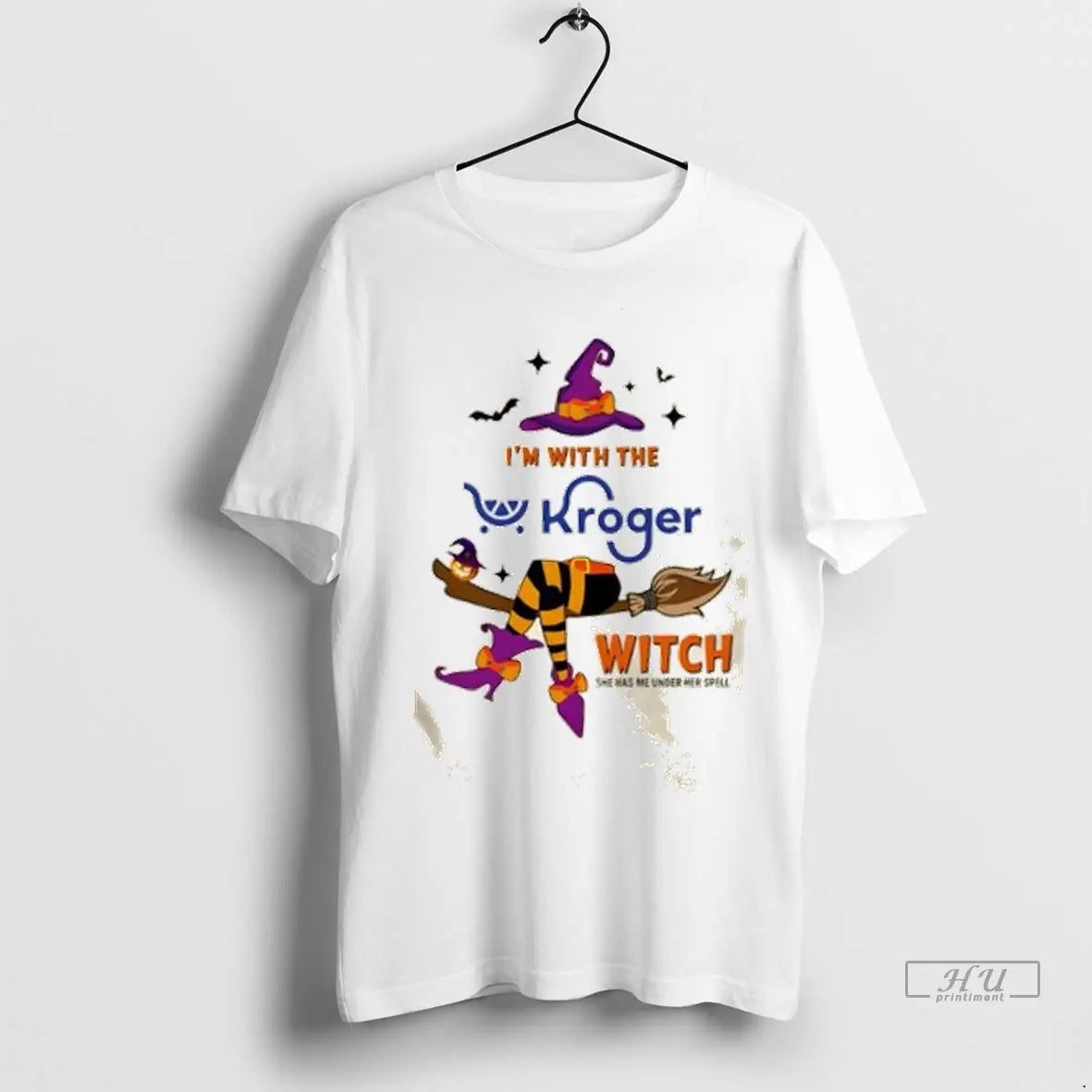 Officials Im Kroger Witch She Has Me Under Her Spell Halloween Shirt