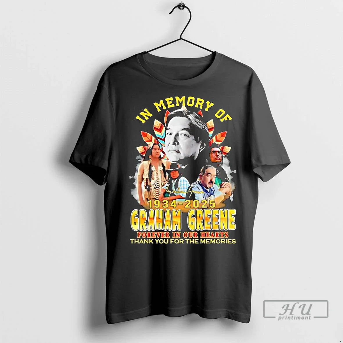Officials Memory Graham Greene 1934 2025 Forever Our Hearts T Shirts
