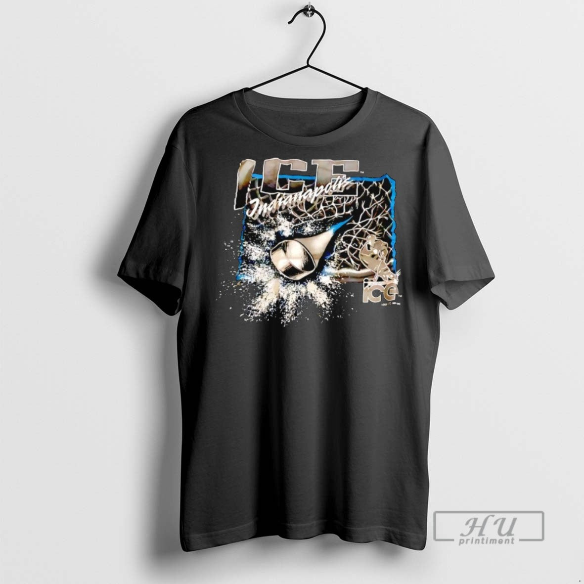 Officials Indianapolis Ice Hockey T Shirts Tee Authentic Design