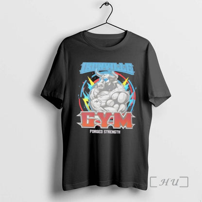 Officials Ironville Gym Forged Strength Bull Power Sweatshirt Trendy