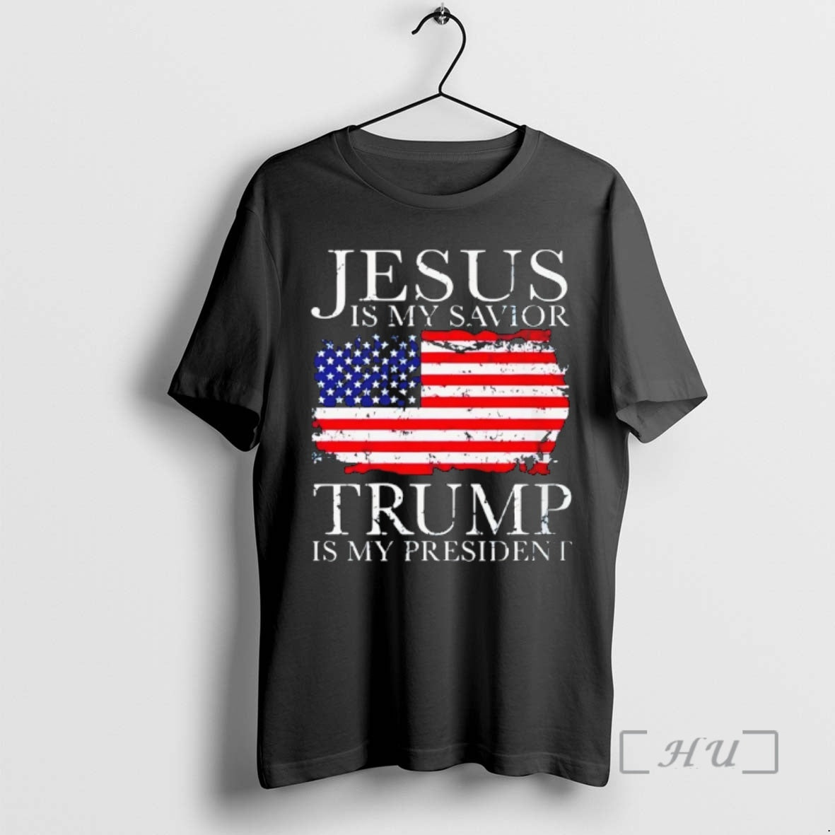 Officials Jesus Is My Savior Trump Is My President American Flag