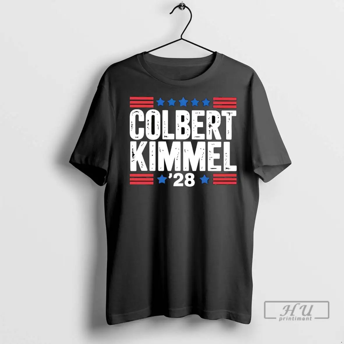 Officials Jimmy Kimmel And Stephen Colbert 28 Election T Shirts Tee