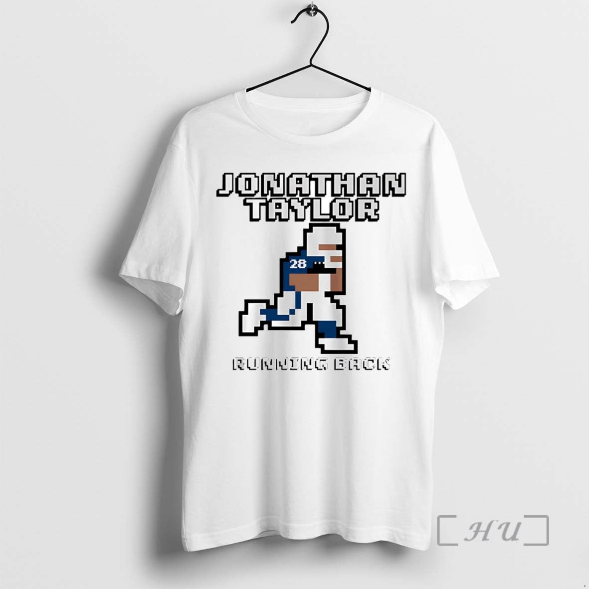Officials Jonathan Taylor Running Back Pixel Tank Top Retro Style