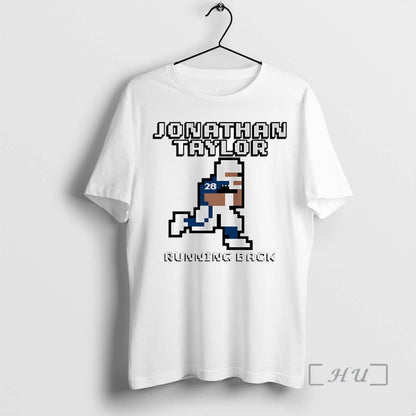 Officials Jonathan Taylor Running Back Pixel Tank Top Retro Style