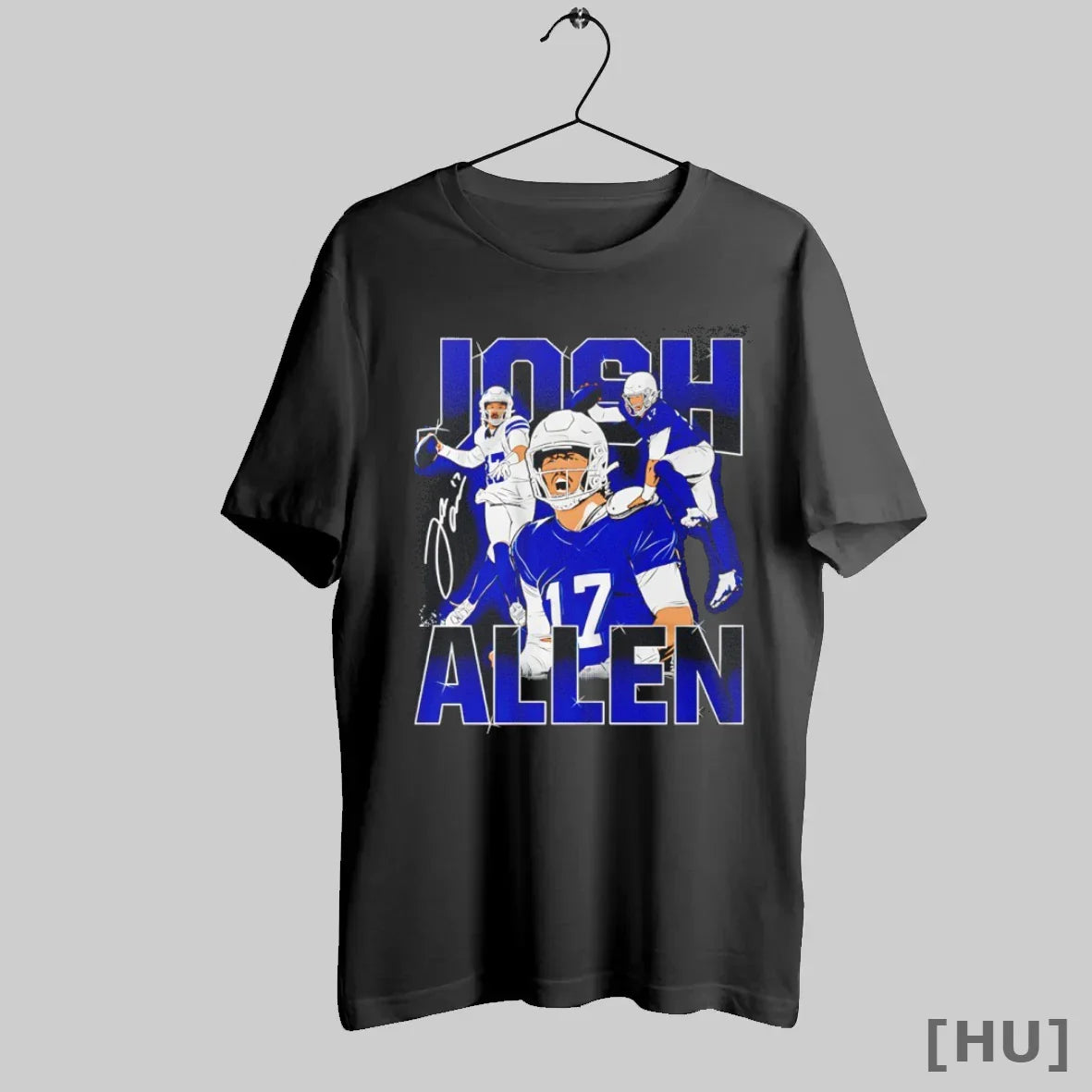 Officials Josh Allen Number 17 Quarterback Throwing And Celebrating