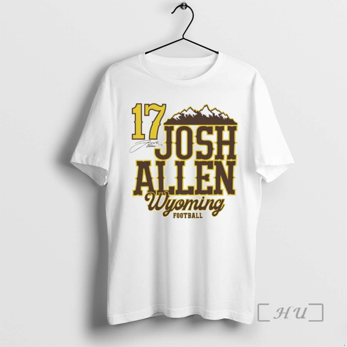 Officials Josh Allen Wyoming Buffalo Bills Football Siganture