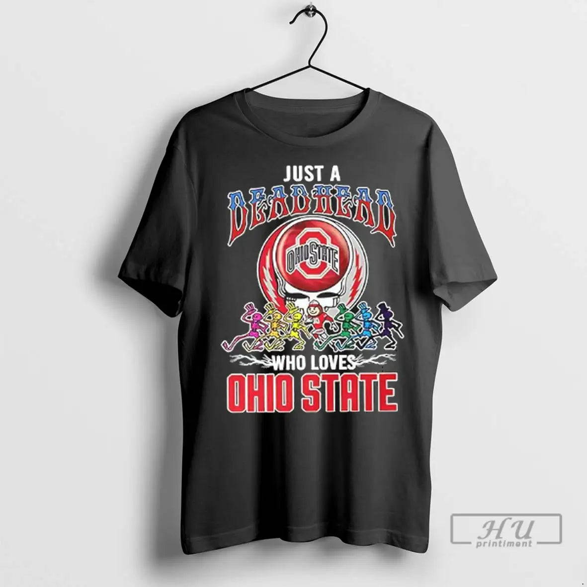 Officials Just Deadhead Who Loves Ohio State Football T Shirts Tee