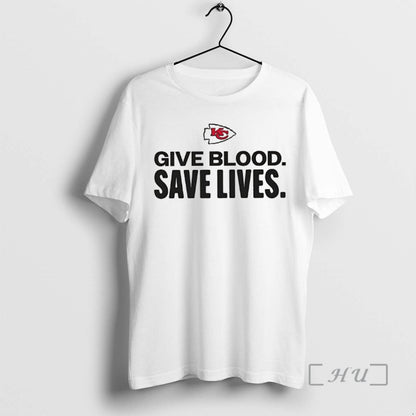 Officials Kansas City Chiefs Give Blood Save Lives Long Sleeve Unique