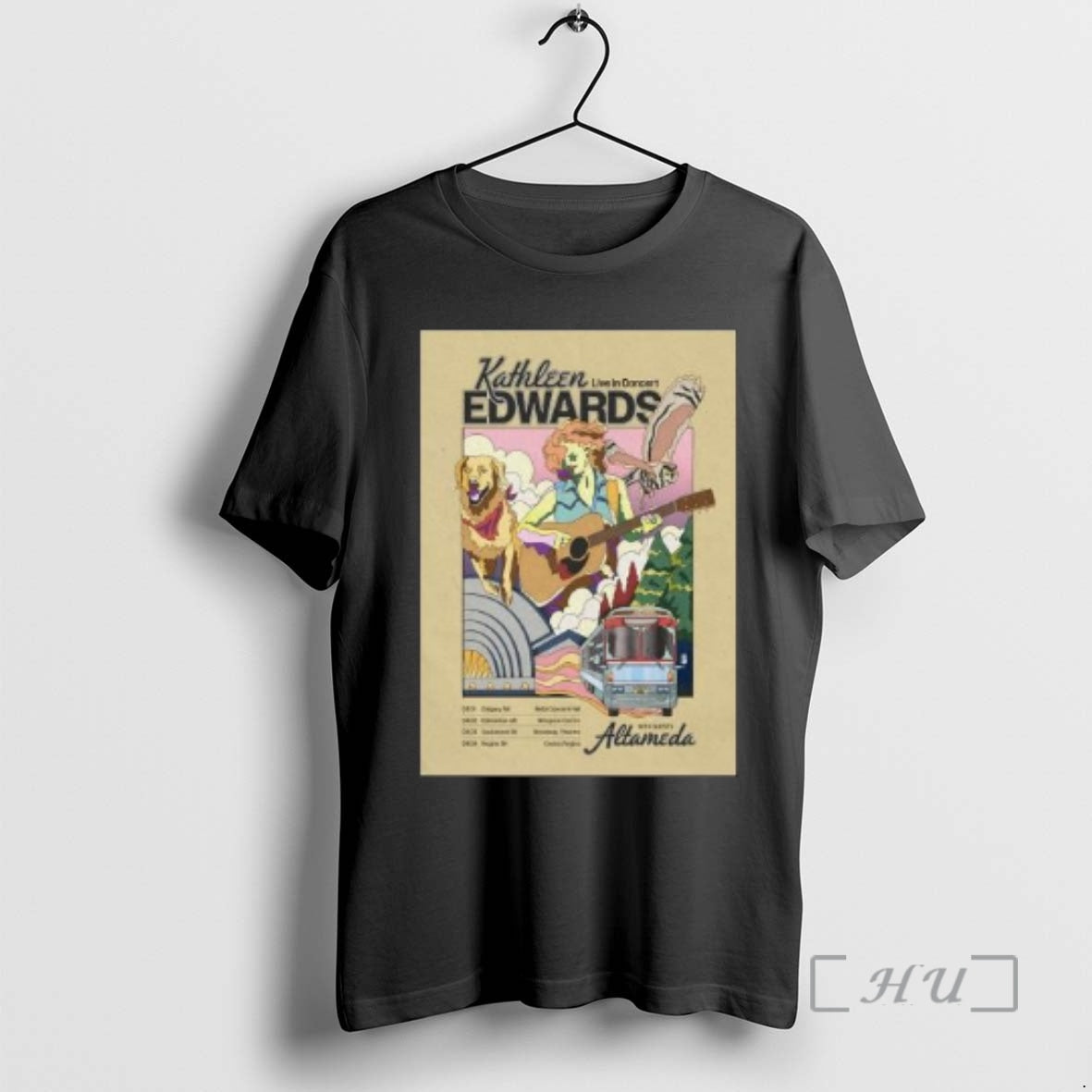 Officials Kathleen Edwards Western Canada 2026 Tour Circle Black Tee