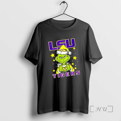 Officials Lsu Tigers Love Grinch Heart Hand 2025 Hoodie Classic Design