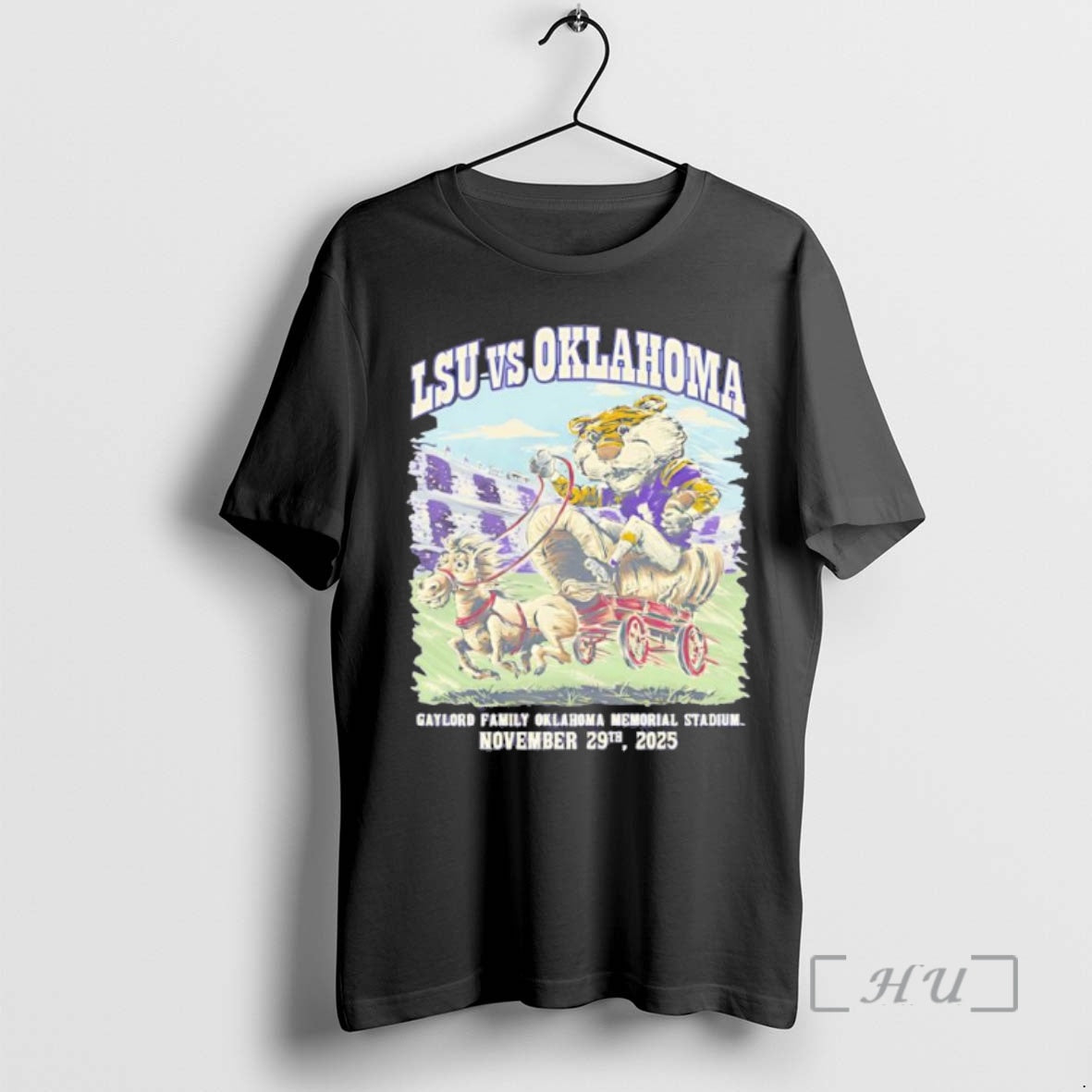 Officials Lsu Vs Oklahoma Game Day 2025 Mascot Sweatshirt Premium