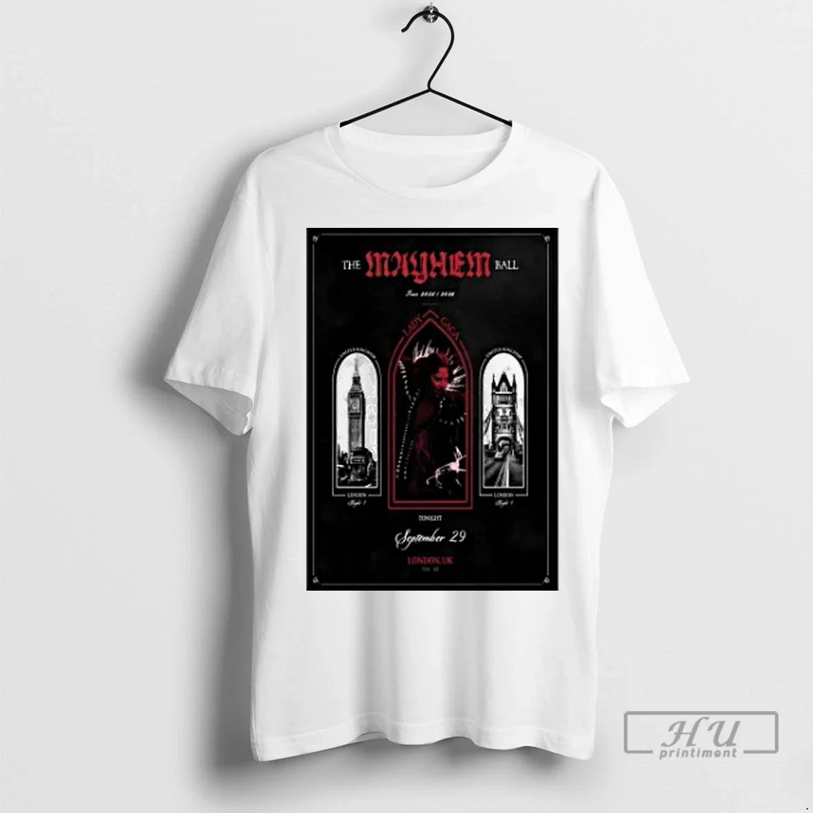 Officials Lady Gaga Sep 29 2025 O2 Arena London Uk T Shirts Long