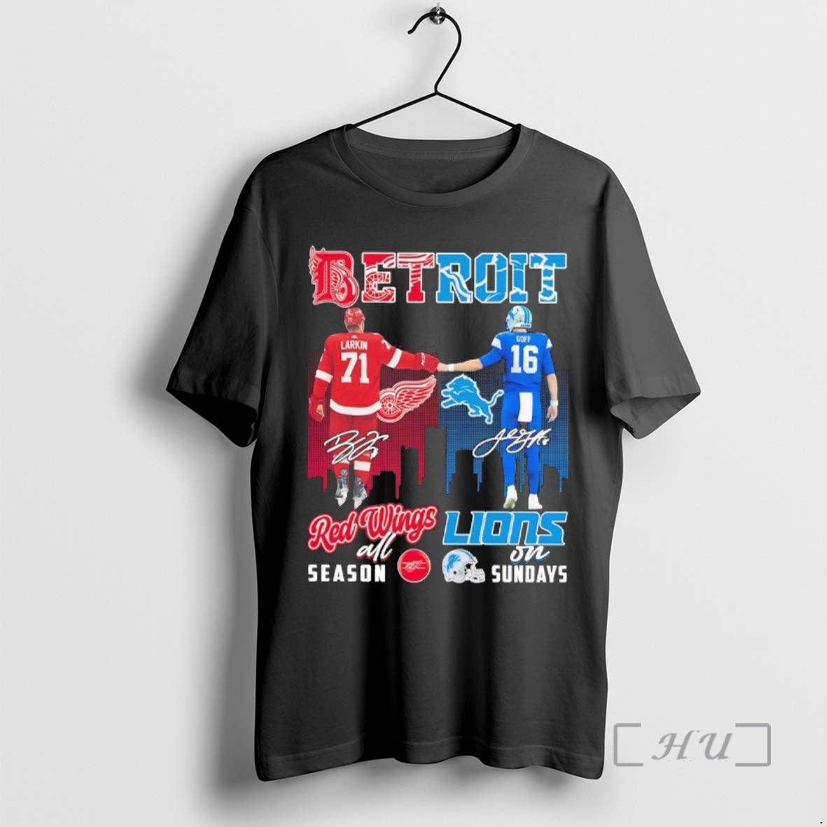 Officials Larkin And Goff Detroit Red Wings All Season Detroit Lions