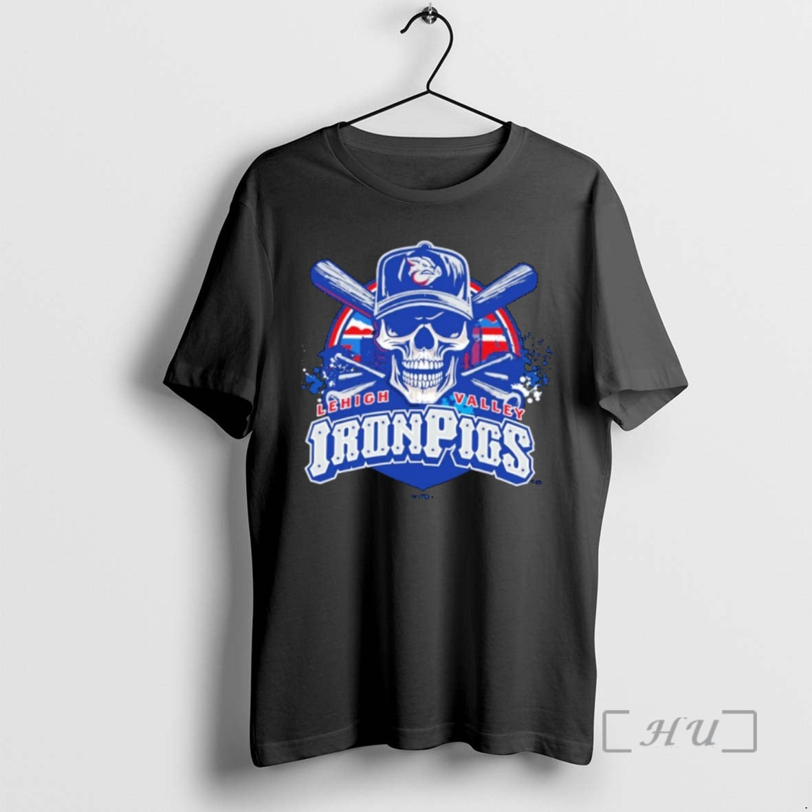 Officials Lehigh Valley Ironpigs Skull Milb Logo Sweatshirt Unique