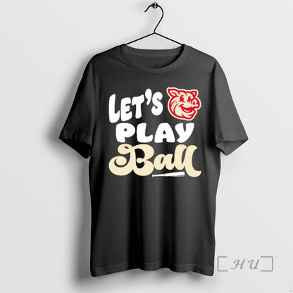 Officials Lehigh Valley Ironpigs Lets Play Ball Tee Vintage Look