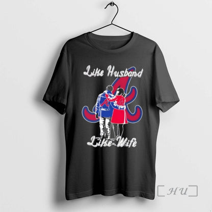 Officials Like Husband Like Wife Like Atlanta Braves TShirt Vintage