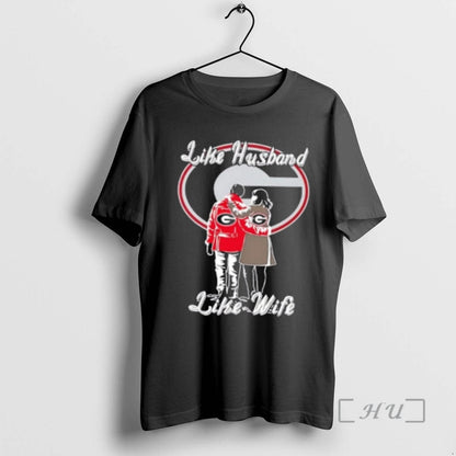 Officials Like Husband Like Wife Like Georgia Bulldogs TShirt Trendy