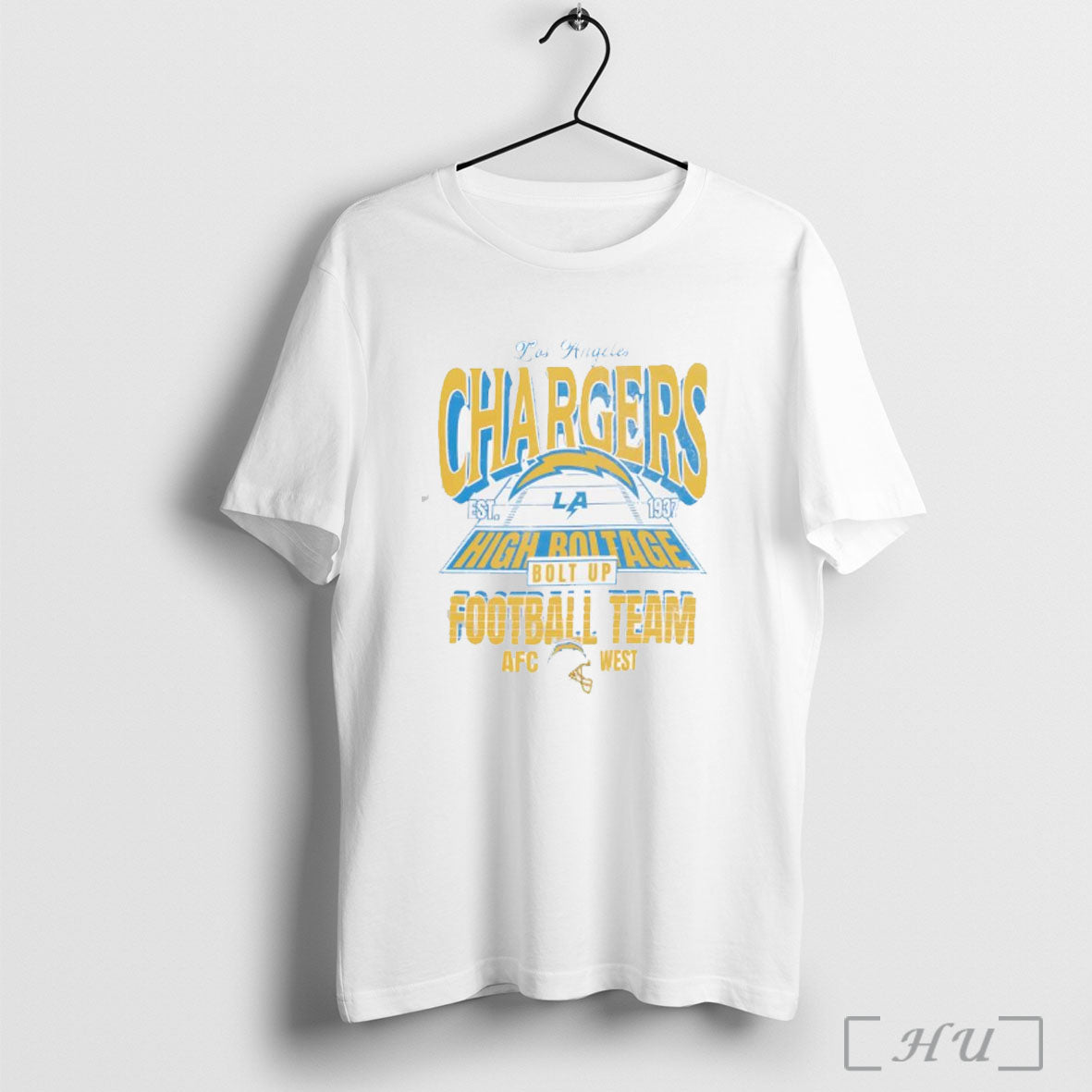 Officials Los Angeles Chargers Est 1937 High Boltage Bolt Up Afc West