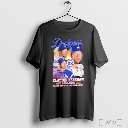 Officials Los Angeles Dodgers 22 Clay Kershaw 2008 2025 Thank You