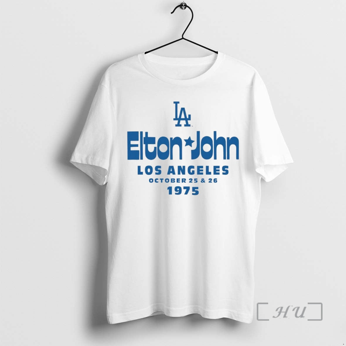 Officials Los Angeles Dodgers X Elton John October 1975 Circle Shirt