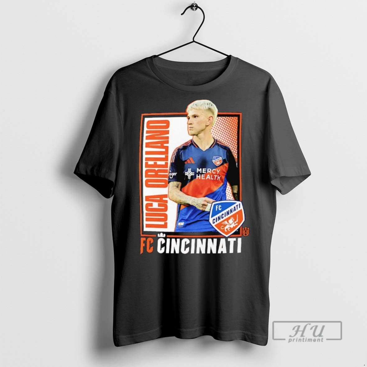 Officials Luca Orellano Fc Cincinnati Portrait T Shirts Tank Top
