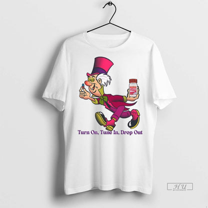 Officials Mad Hatter Turn Tune Drop Out Psychedelic Cartoon Ceramic