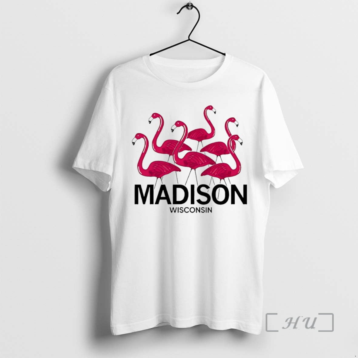Officials Madison Wisconsin Flamingos Circle Shirt Classic Fashion