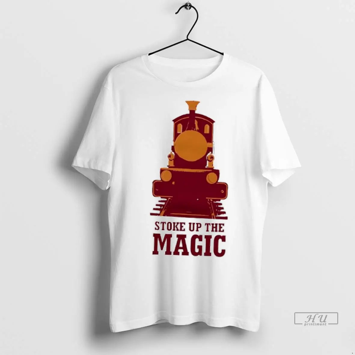 Officials Magic Railroad Stoke Up Magic T Shirts Tee Authentic Apparel