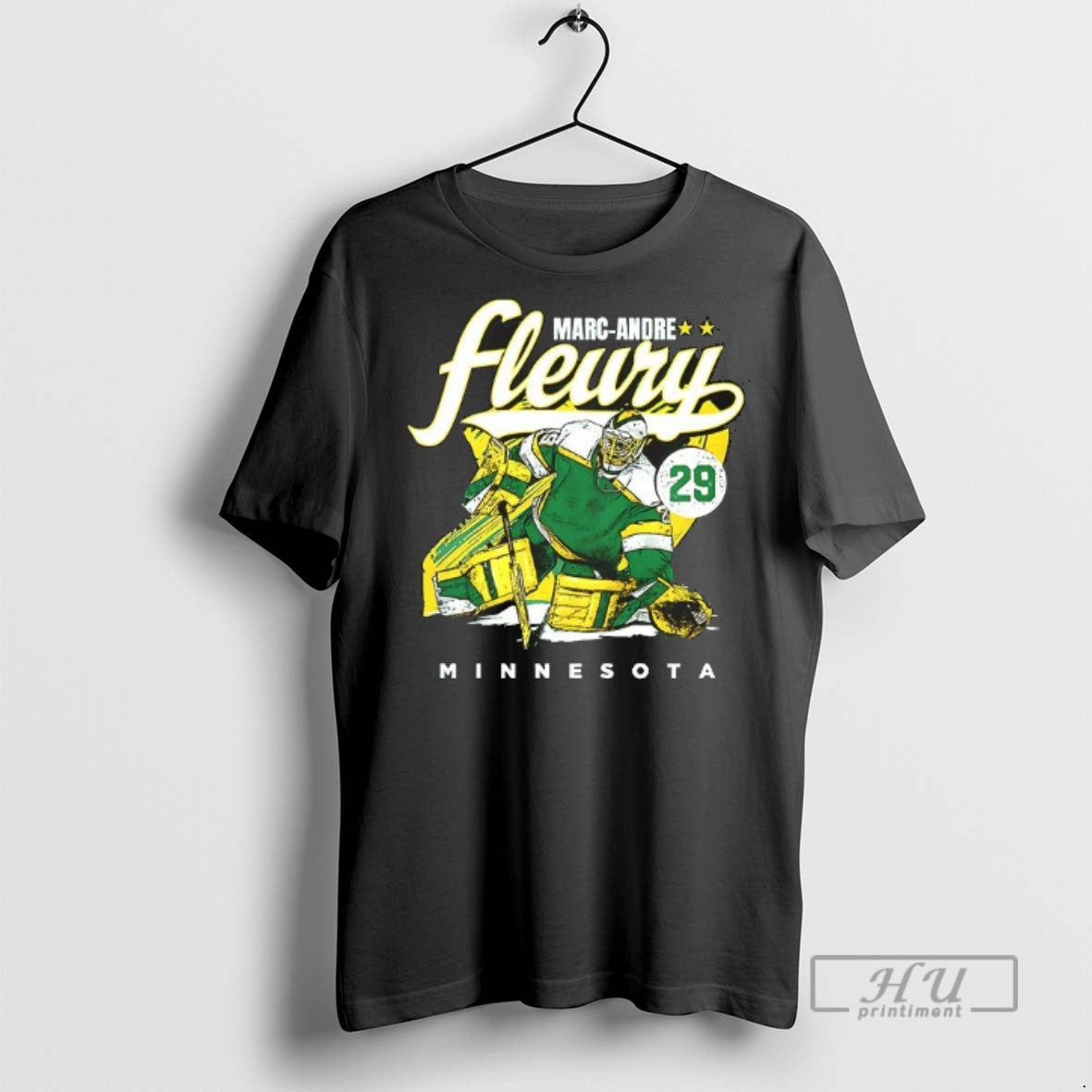 Officials Marc Andre Fleury Minnesota Wild Hockey 2025 Nhl Signature