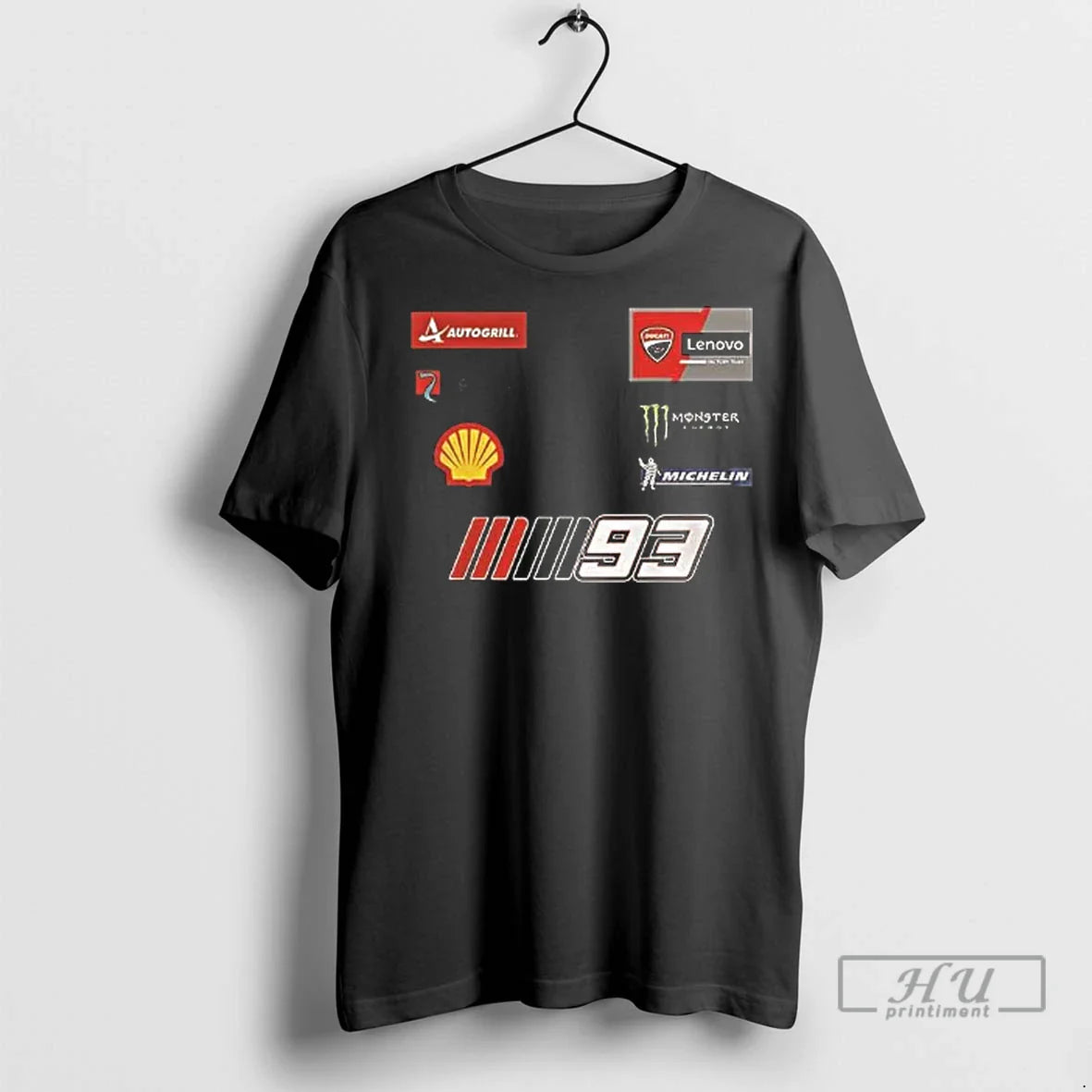 Officials Marc Marquez Ducati Lenovo Team 2 Sided T Shirts Tank Top