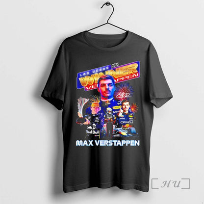 Officials Max Verstappen 2025 Las Vegas Winner Signature Sweatshirt